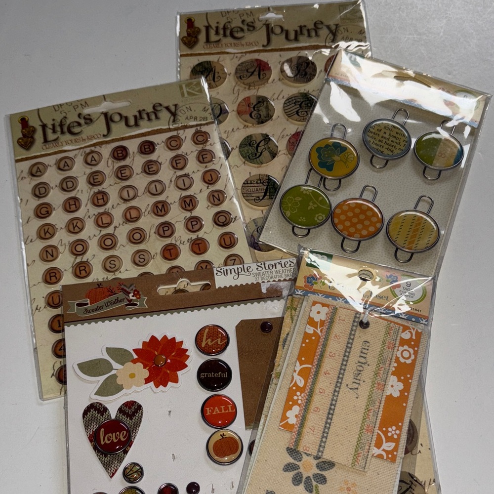 Junk Journal Scrapbooking Embellishments Making Memories Junk Journal Supplies